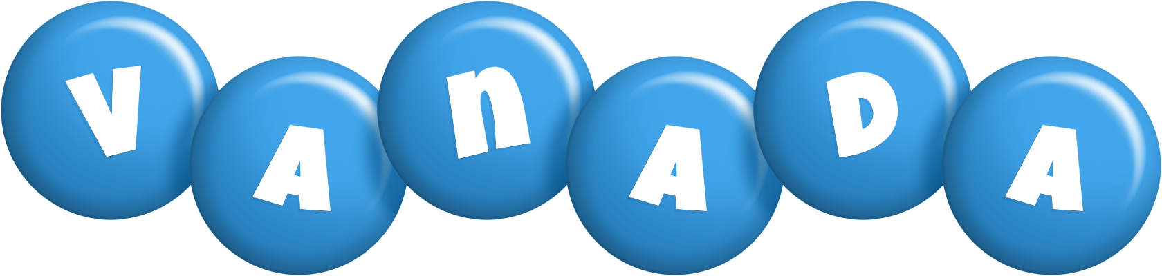 Vanada candy-blue logo