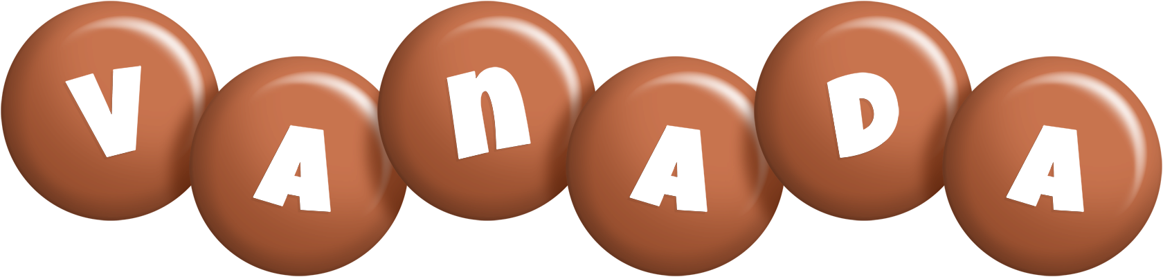Vanada candy-brown logo