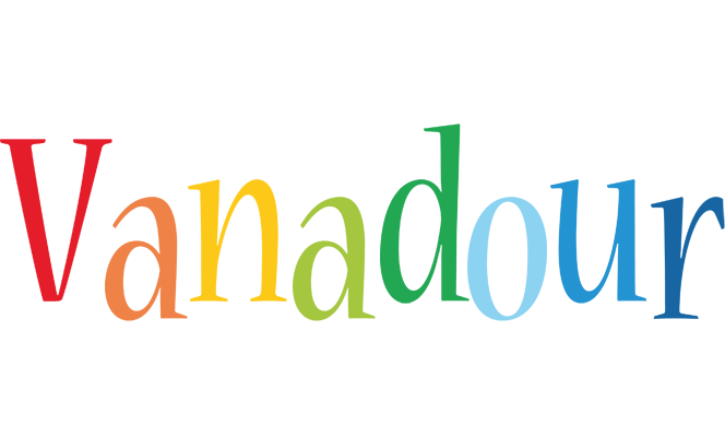 Vanadour birthday logo