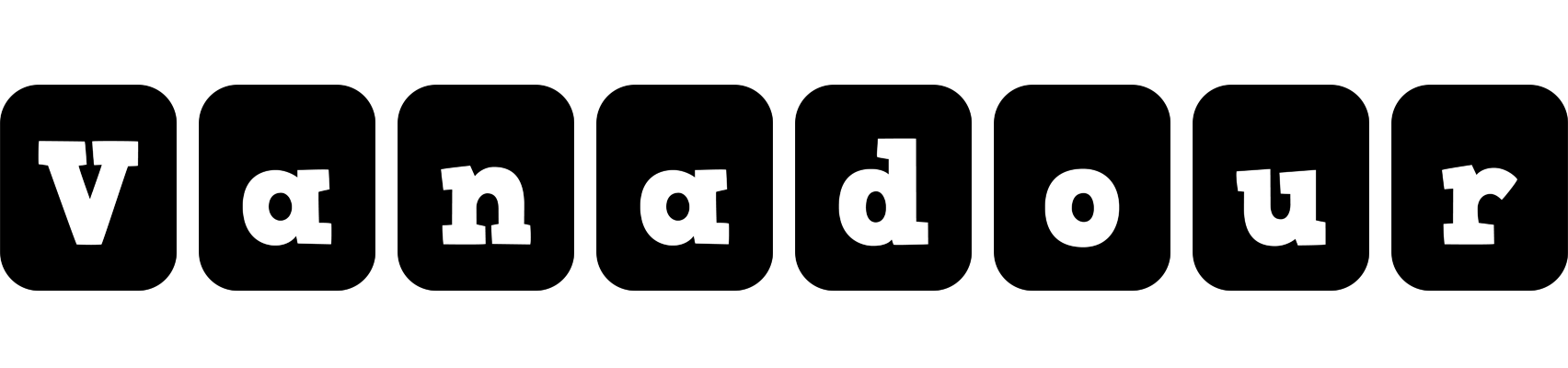 Vanadour box logo