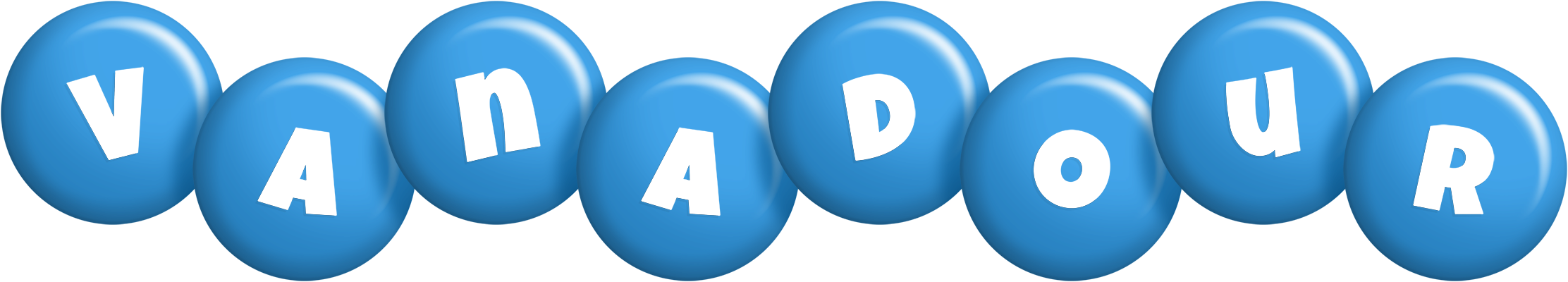 Vanadour candy-blue logo