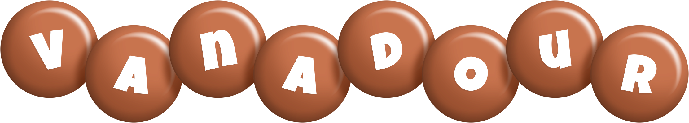 Vanadour candy-brown logo