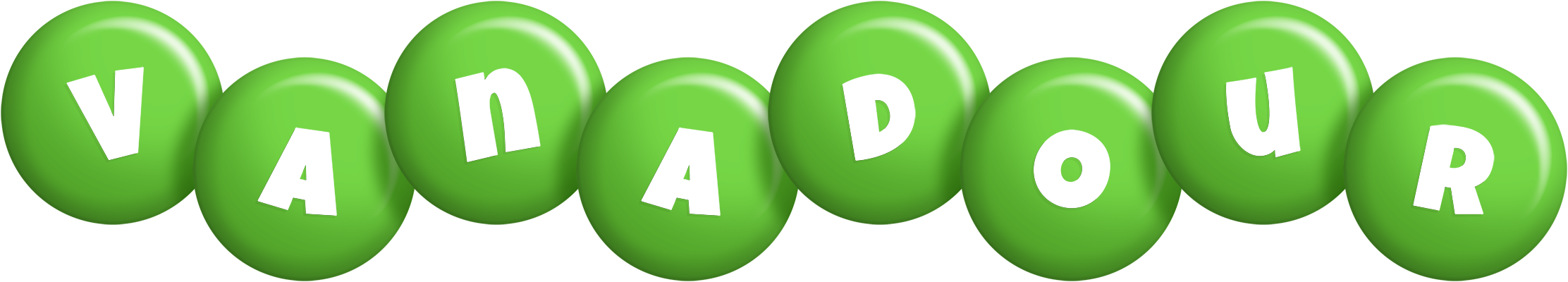 Vanadour candy-green logo