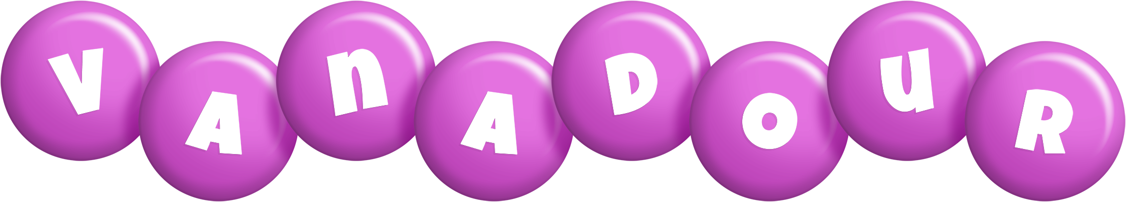 Vanadour candy-purple logo