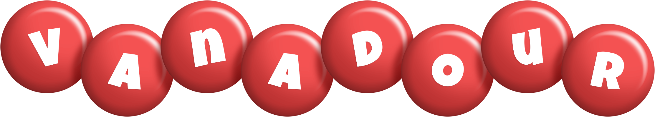 Vanadour candy-red logo