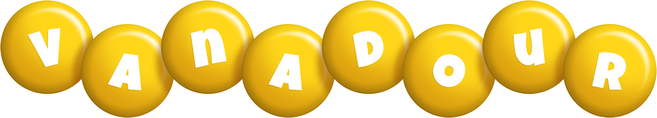 Vanadour candy-yellow logo