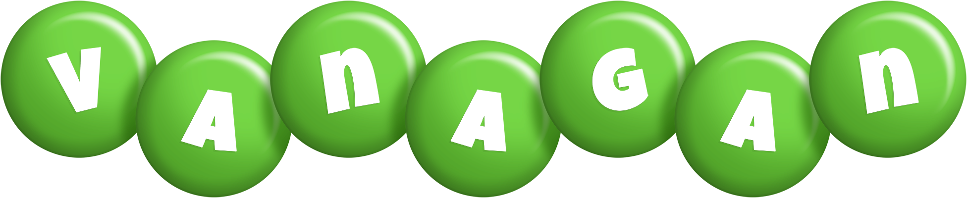 Vanagan candy-green logo
