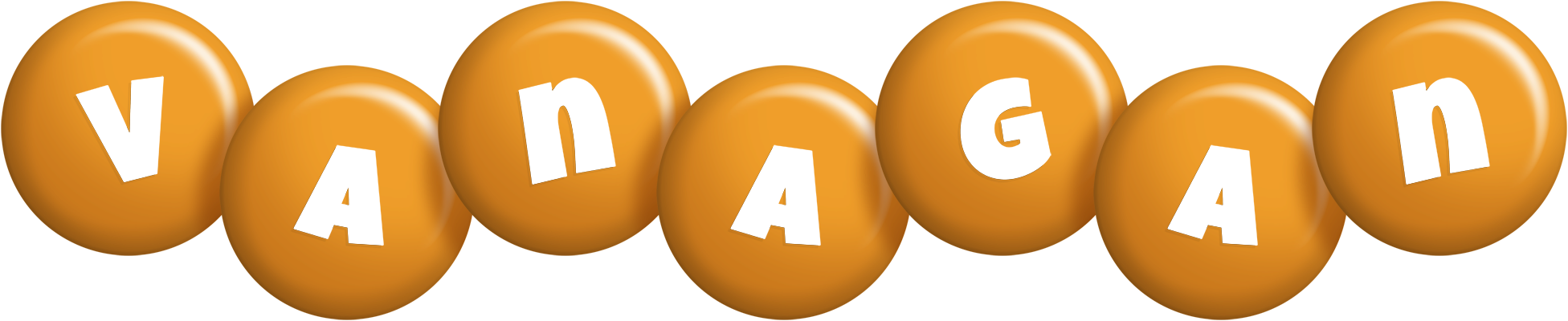 Vanagan candy-orange logo