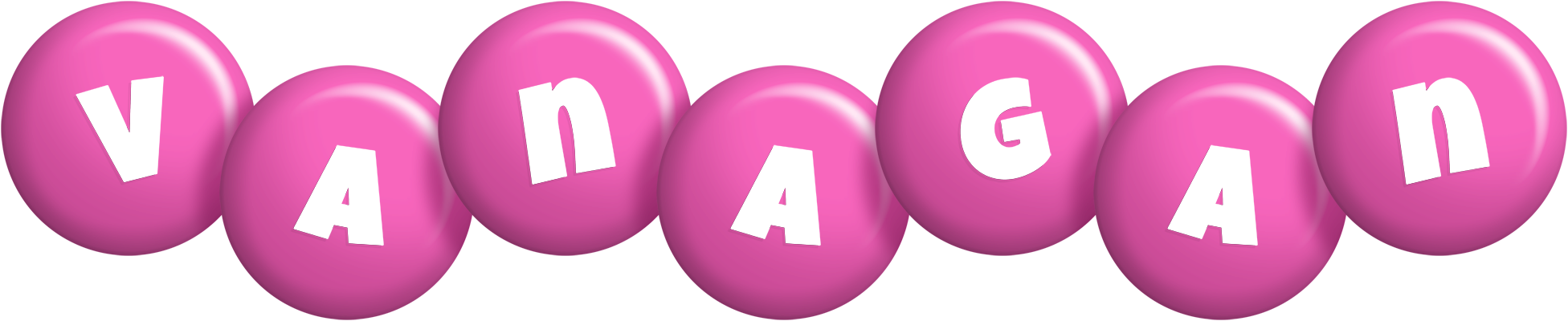 Vanagan candy-pink logo
