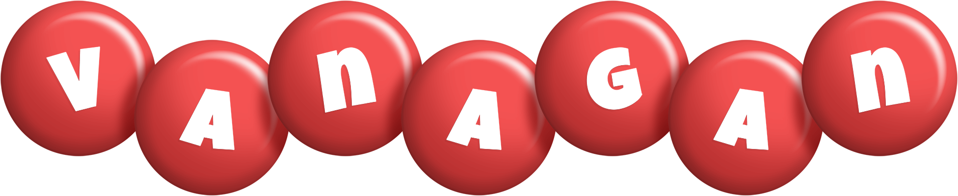 Vanagan candy-red logo