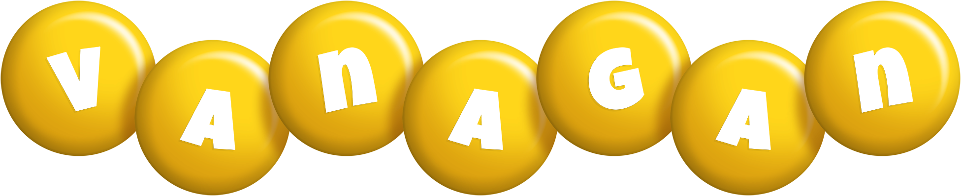 Vanagan candy-yellow logo