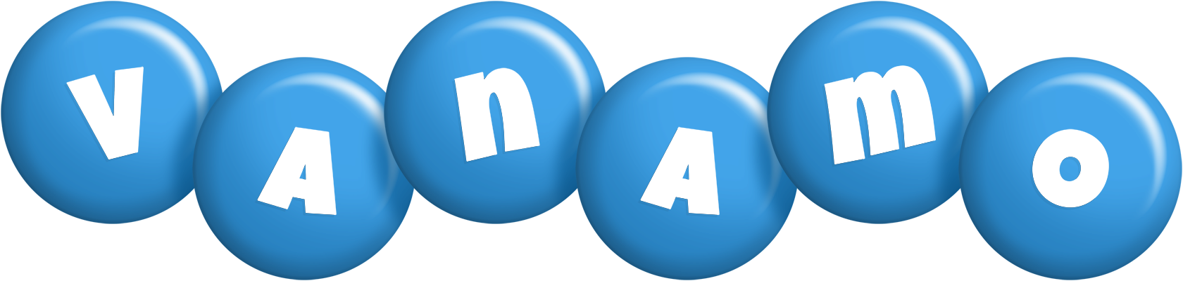 Vanamo candy-blue logo