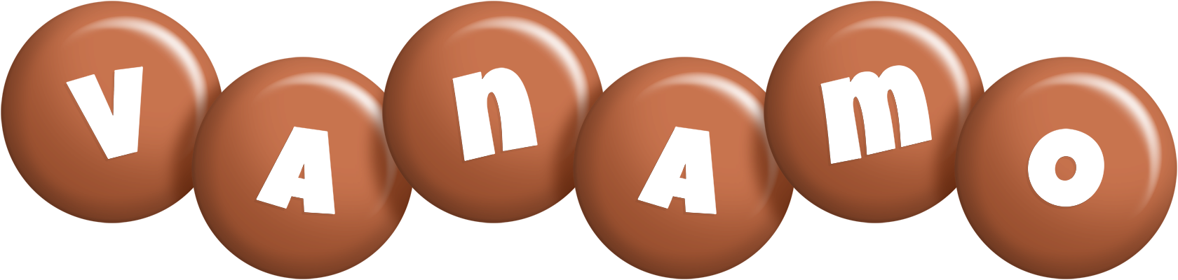 Vanamo candy-brown logo