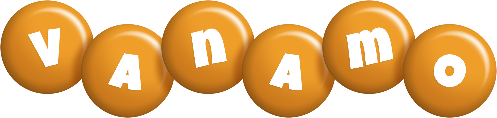 Vanamo candy-orange logo