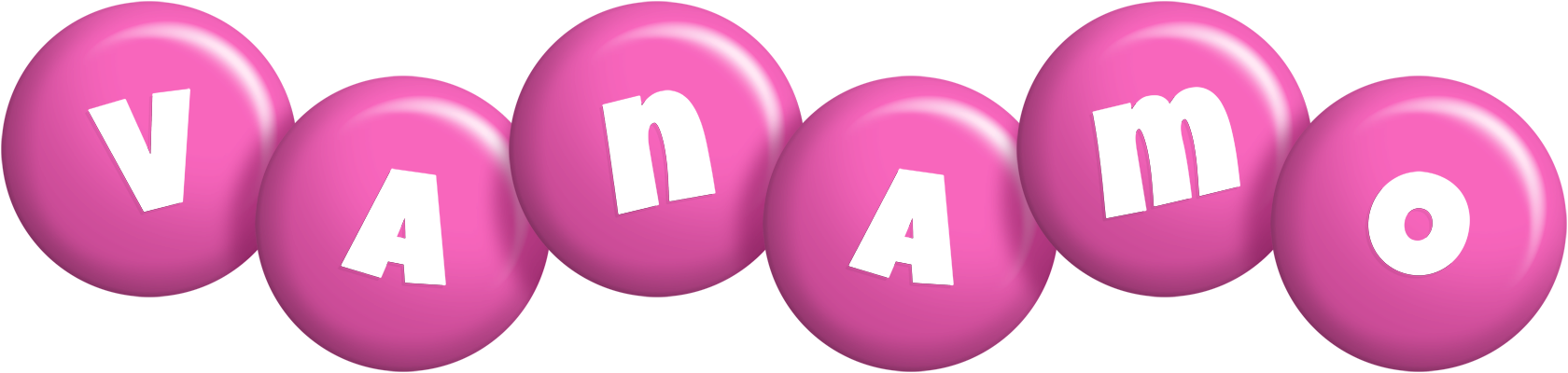 Vanamo candy-pink logo