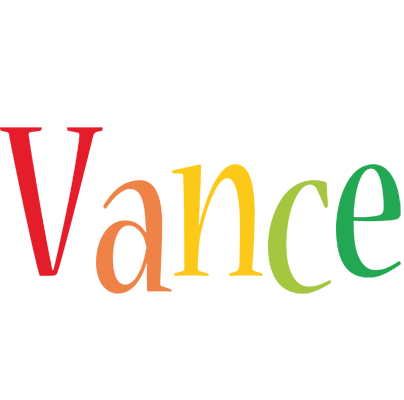 Vance birthday logo