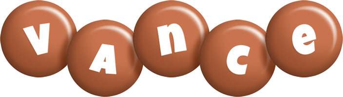 Vance candy-brown logo