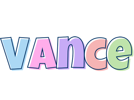 Vance pastel logo