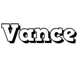 Vance snowing logo