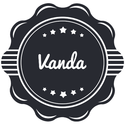 Vanda badge logo