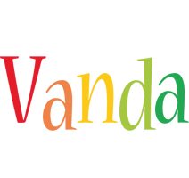 Vanda birthday logo