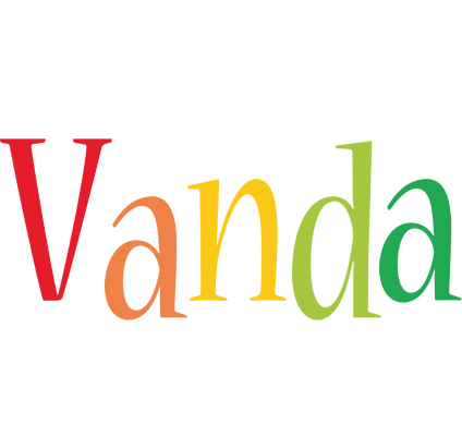 Vanda birthday logo