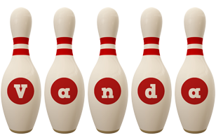 Vanda bowling-pin logo