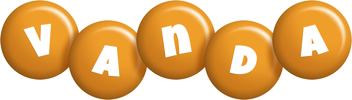 Vanda candy-orange logo