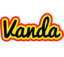 Vanda flaming logo