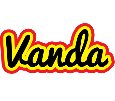 Vanda flaming logo