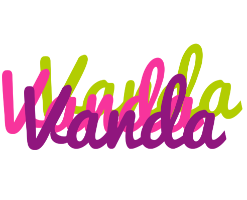 Vanda flowers logo