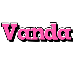 Vanda girlish logo