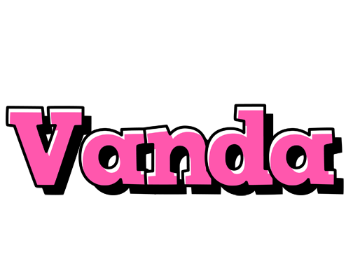Vanda girlish logo