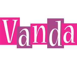 Vanda whine logo