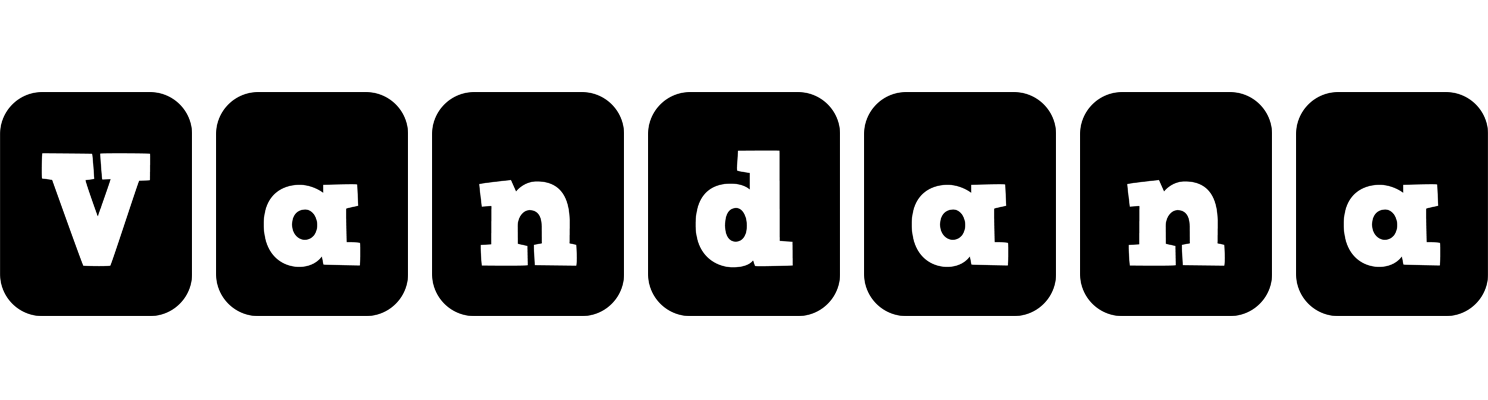 Vandana box logo