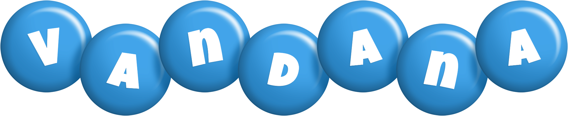 Vandana candy-blue logo