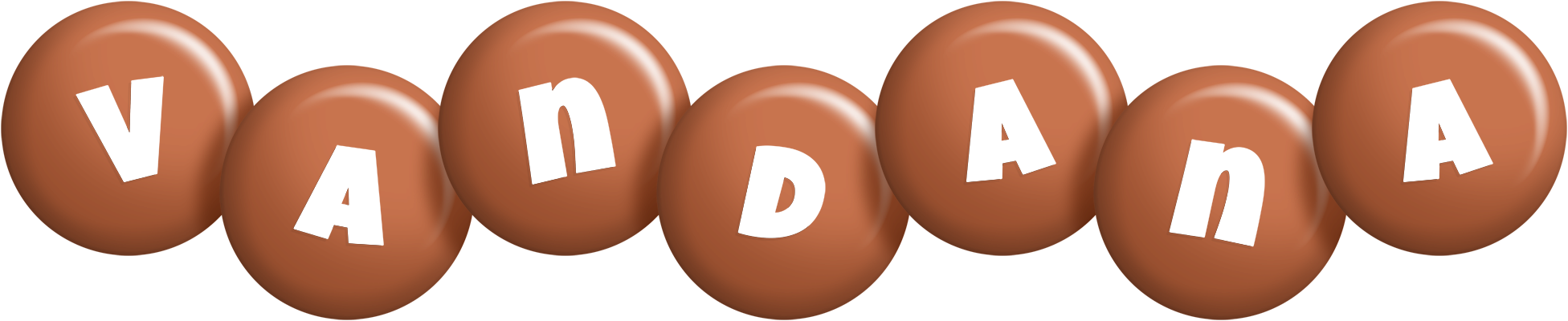 Vandana candy-brown logo