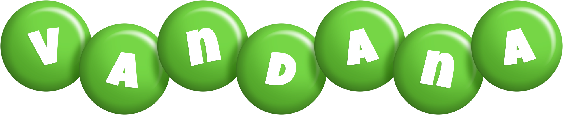Vandana candy-green logo