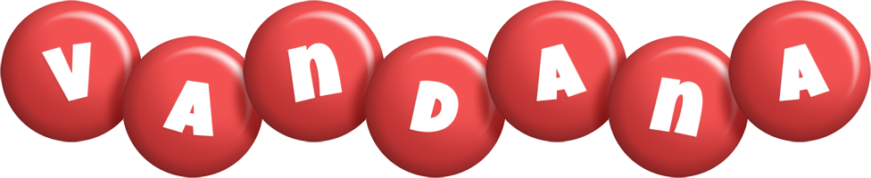 Vandana candy-red logo