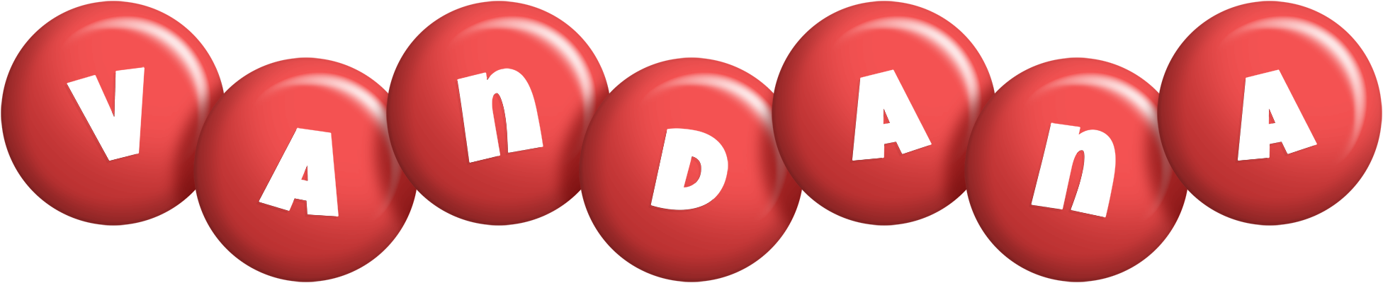 Vandana candy-red logo