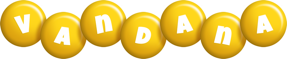 Vandana candy-yellow logo