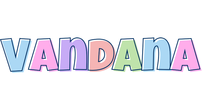 Vandana pastel logo