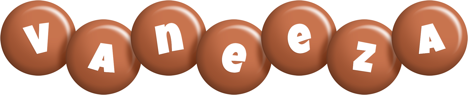 Vaneeza candy-brown logo
