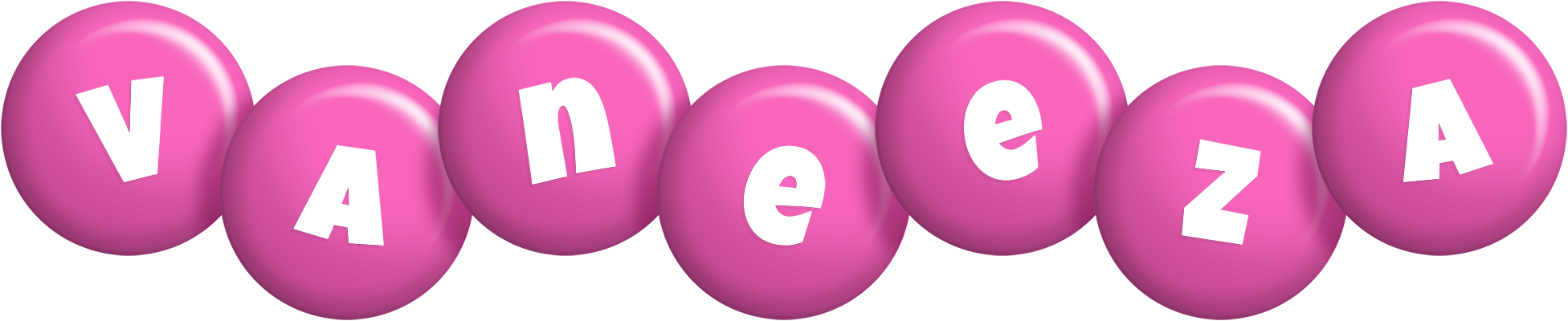 Vaneeza candy-pink logo