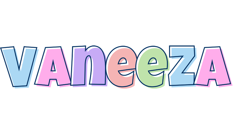 Vaneeza pastel logo