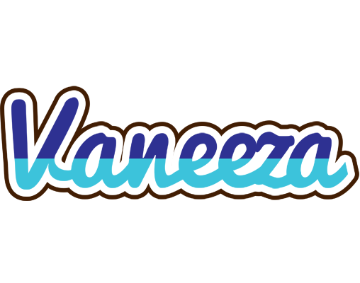 Vaneeza raining logo