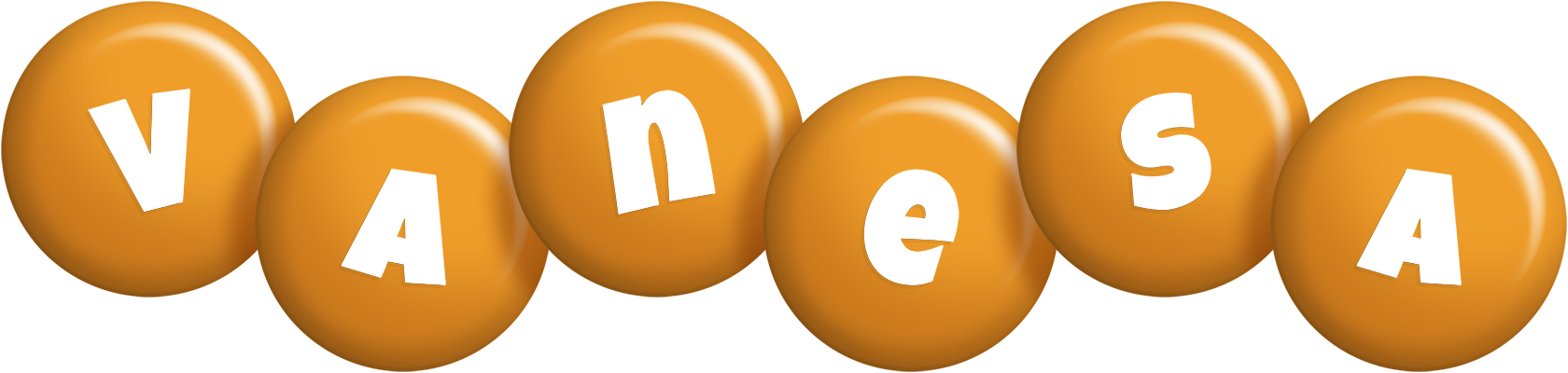 Vanesa candy-orange logo