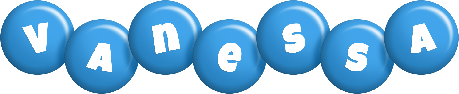 Vanessa candy-blue logo