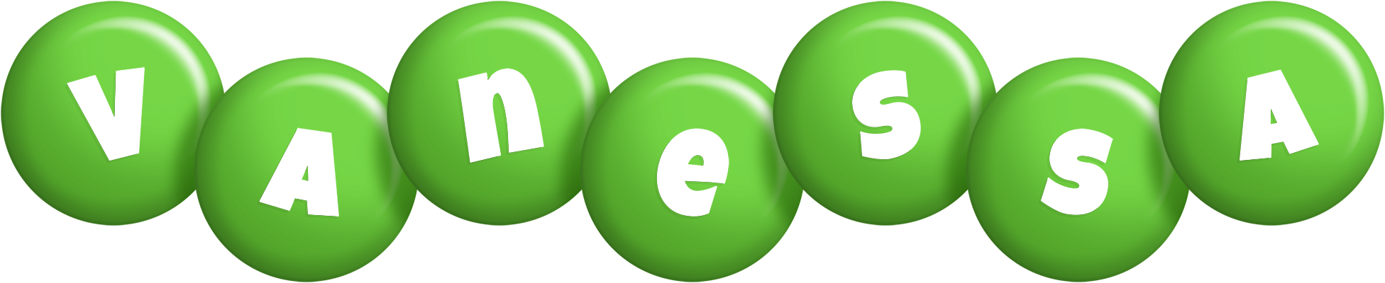 Vanessa candy-green logo