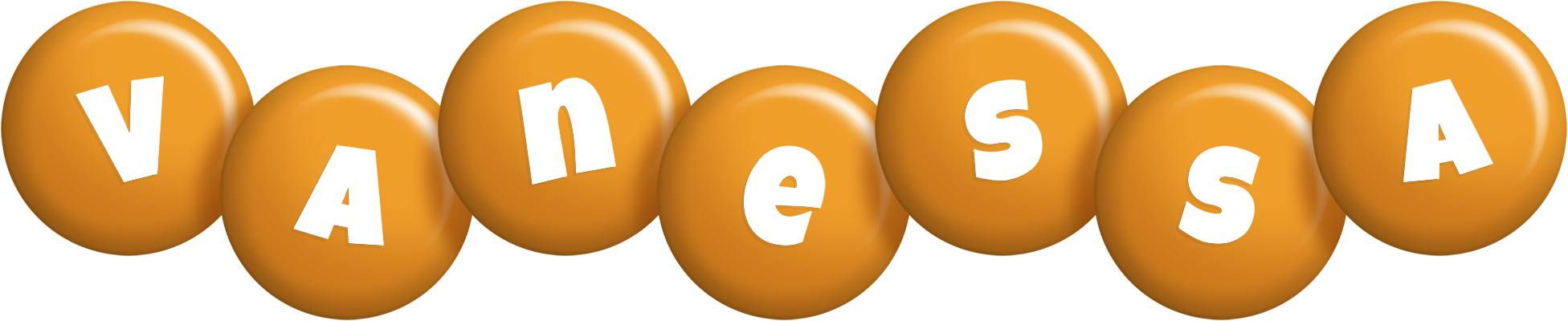 Vanessa candy-orange logo